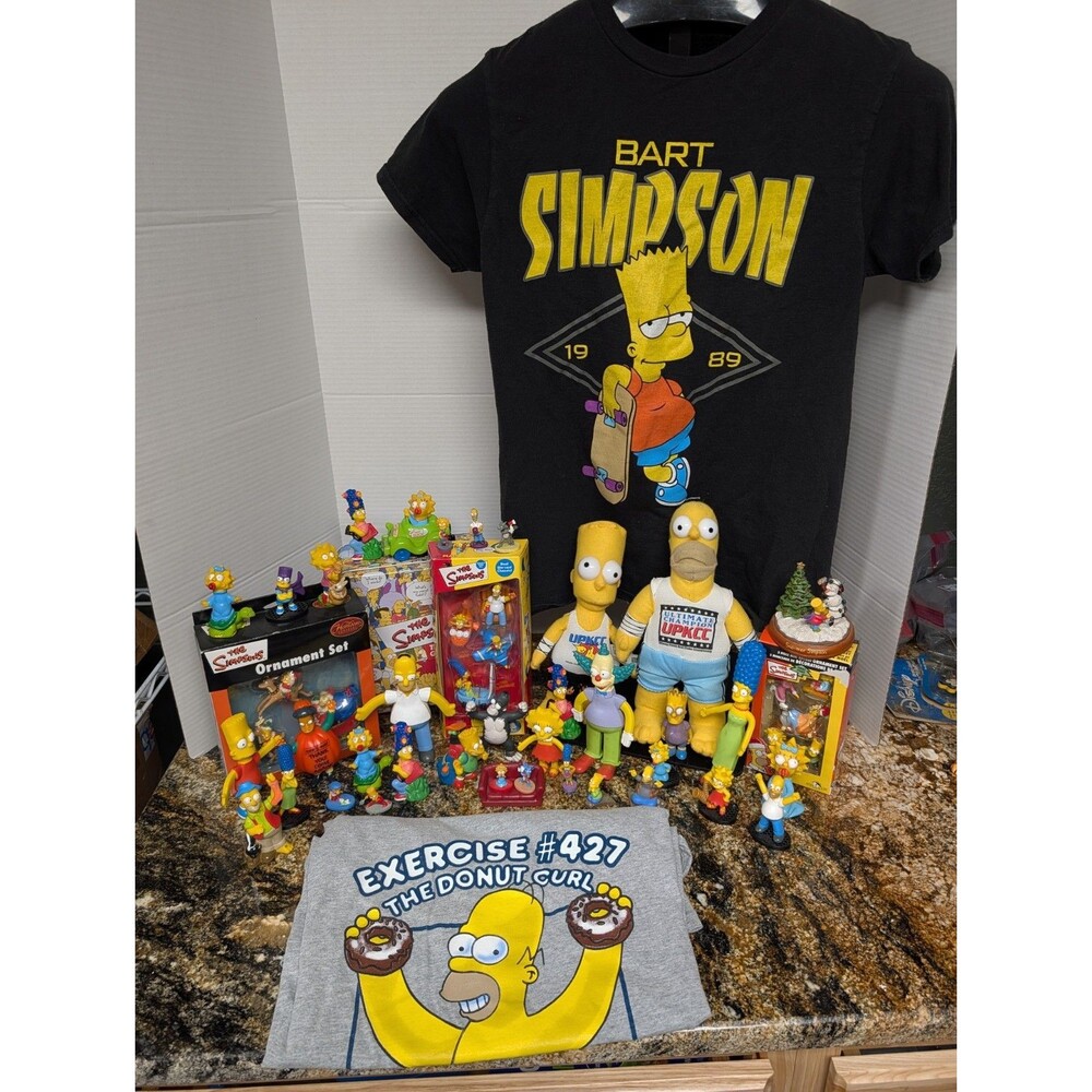 Vintage Simpsons Figure New In The Box And Used Collectible TV Cartoon Show